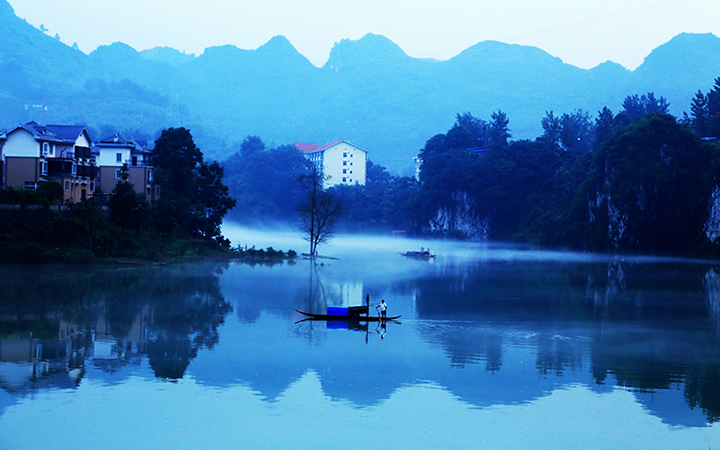 《錦江晨曦》